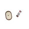 Elegant Christmas Wall Clock Table Runner Decorative Silent Home Decor Gifts for Office Bedroom