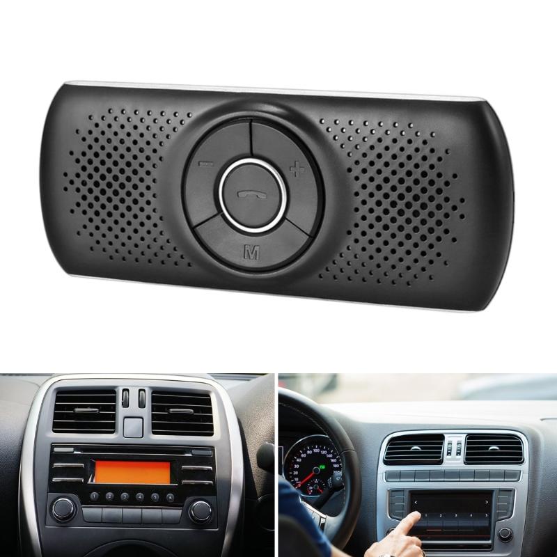 Easy Carry  Sun Visors bluetooth-compatible Car Speaker Voice Command Car Gadget ABS Perfect for Drivers Seeking Convenience & styles 