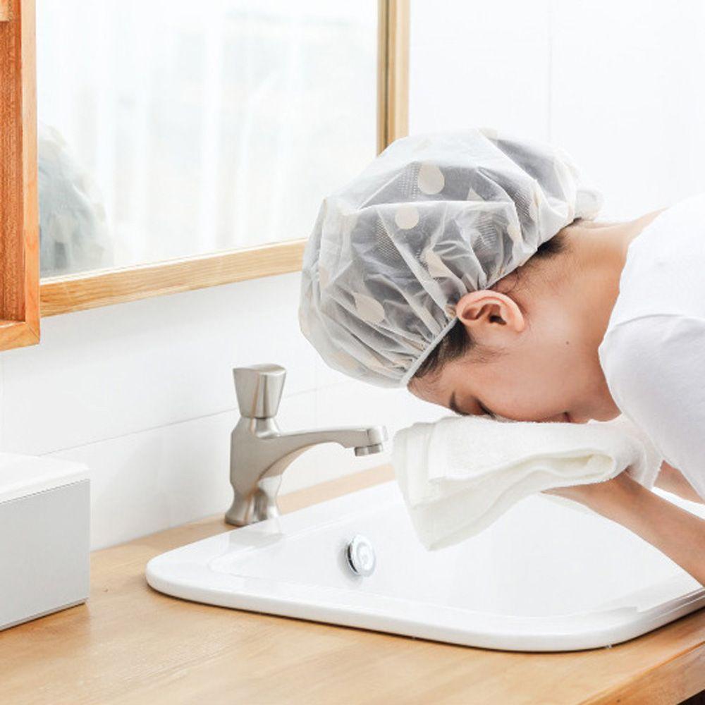 EVA Cute Bathroom Products Hotel Adult Female Head Cover Shower Cap Bath Hat Hair Cover