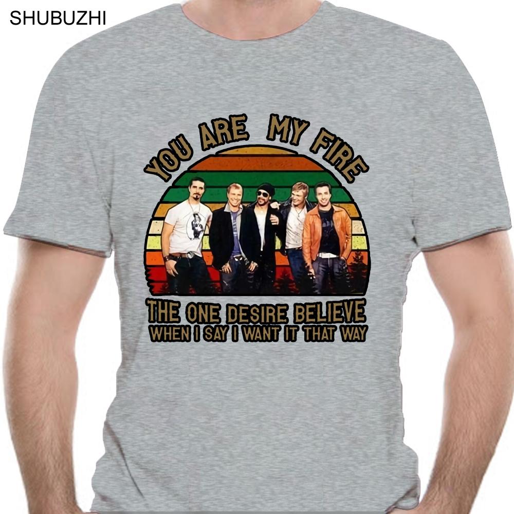 

Backstreet Boys YouRe My Fire I Want It That Way Men Black T Shirt Cotton S 4Xl fashion tshirt men cotton brand teeshirt 4XL
