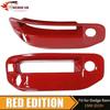 2PCS Red Front Bumper Fog Light Cover For Dodge RAM 1500 -2024 Accessories