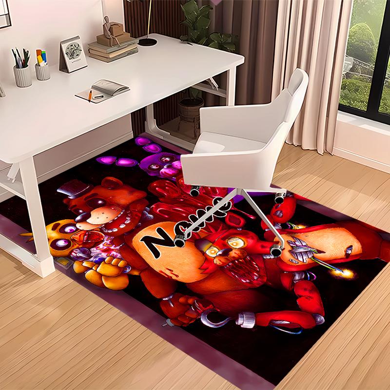 Custom personalization Five Nights at Freddy's Print Area Rug - Soft, Washable Non-Slip Indoor Mat,Living Room,Home&Office Decorative Rug