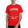 Unisex Elbows Up Canada Is Not For Sale T Shirts Cotton Clothing Beach Short Sleeve TShirt O Neck Trendy Cool Tee Shirt Plus Size