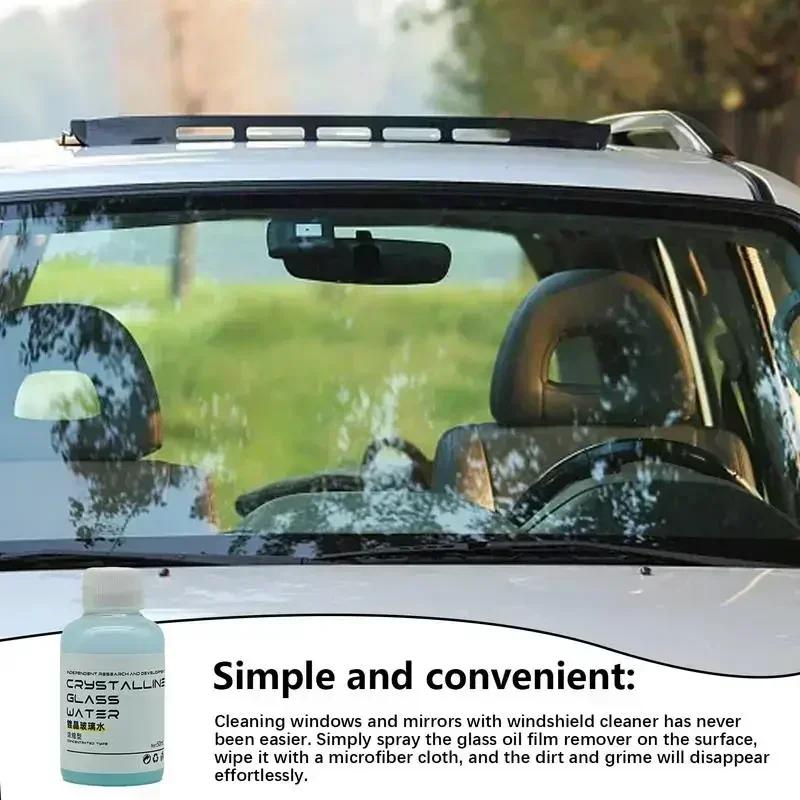 50ml Auto Windshield Cleaning Liquid Car Windshield Glass Oil Film Paint Care Agent Waterproof Polishing Detailing Accessories
