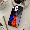 B-Black C-Clover Asta Phone Case For IPhone17 16 15 14 13 12 11 Plus Pro Max Plus Wireless Charger Cover Funda