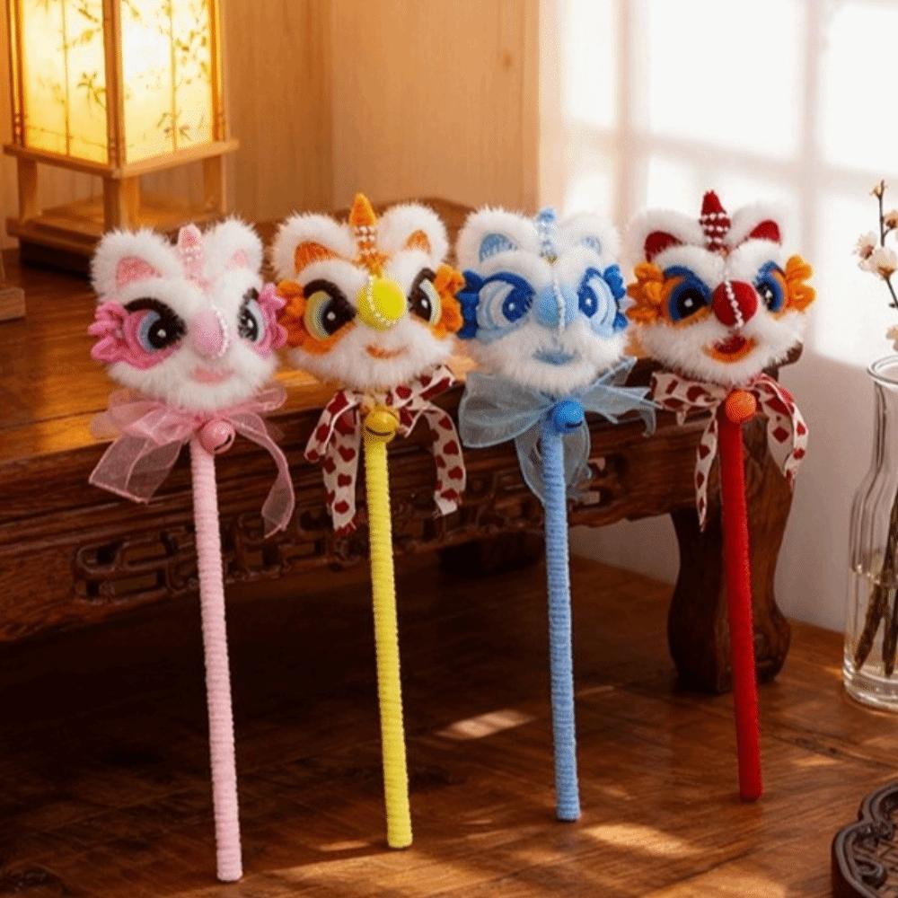 Decoration Handheld Lion Lantern Traditional New Year Lantern Ornaments  Photo Props