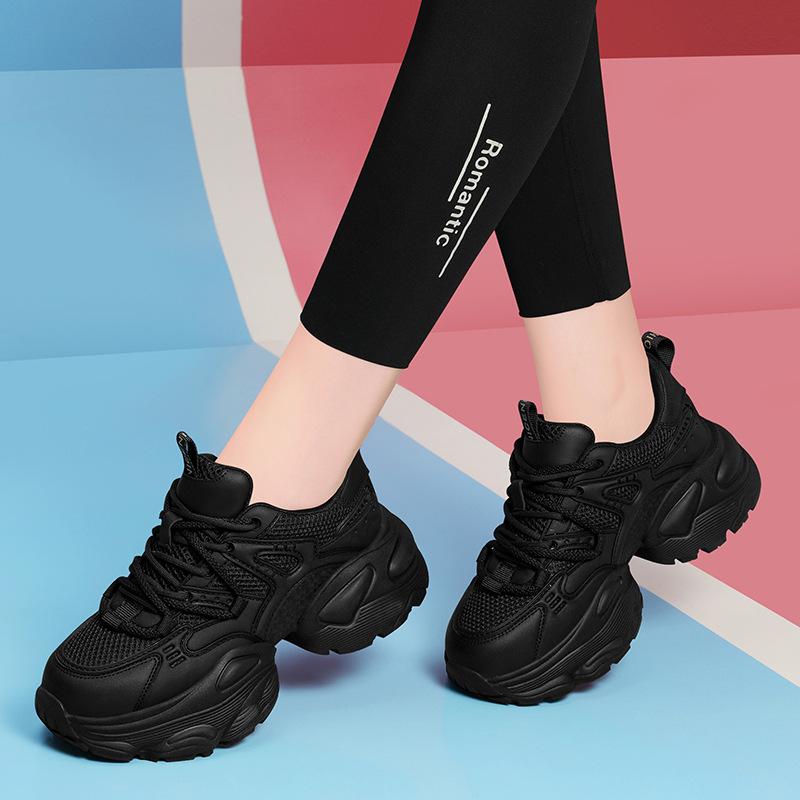 

Спортивная женская обувь женская новая весенне-осенняя кожаная универсальная на толстой подошве на плоской подошве мягкая подошва повседневная женская обувь 34