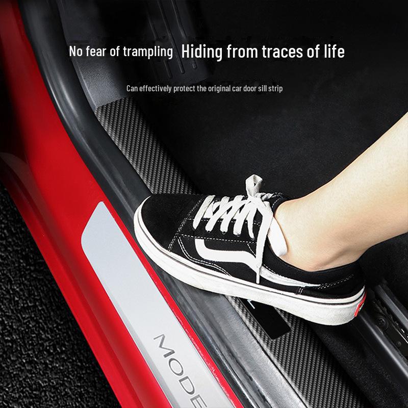 Banda de protecție a pragului Tesla Model 3/Y pentru accesorii modificate