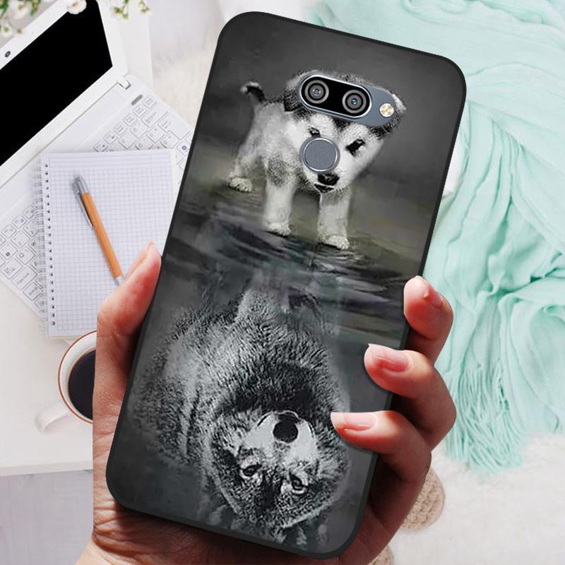 for LG K50 Q60 Case K 50  Soft TPU Silicone Phone Covers for LG Q60 LGK50 K 50 LGQ60 Case Bumper  Q 60 Shockproof Coque Cover