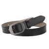 Womens Vintage Leather Belt With Alloy Pin Buckle Retro Style Jeans 2-4cm Width Genuine Cowhide