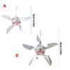 Air Compressor Fan Leaf Heat Dissipation Engineering Fan Leaf Replacement 5 Leaf Fan Leaf 12/15cm