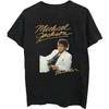 Michael Jackson Thriller Imprimé Graphique Été Automne Hiver T-shirt à Manches Courtes Décontracté Ample Extérieur Street Homme et Femme