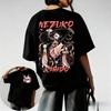 Unisex Demon Slayer Anime T Shirt Women Unisex Short Sleeve Tee Nezuko Kamado Print Casual Streetwear Summer Trendy Top