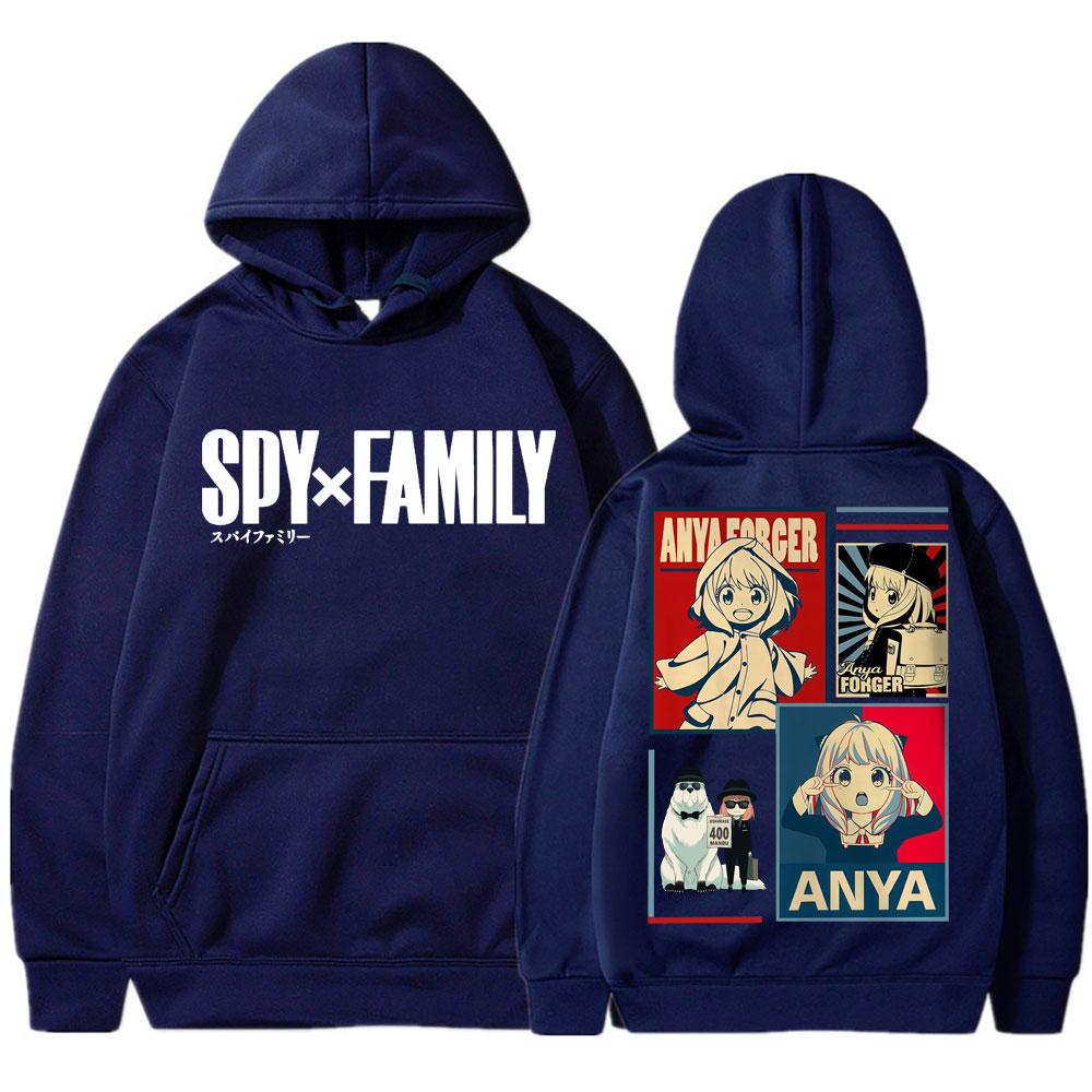 

Japan Anime Spy X Family Anya Forger Hoodie Men Women Kawaii Manga Aesthetic Sweatshirt Fleece Oversized Autumn Casual Sportwear 3XL