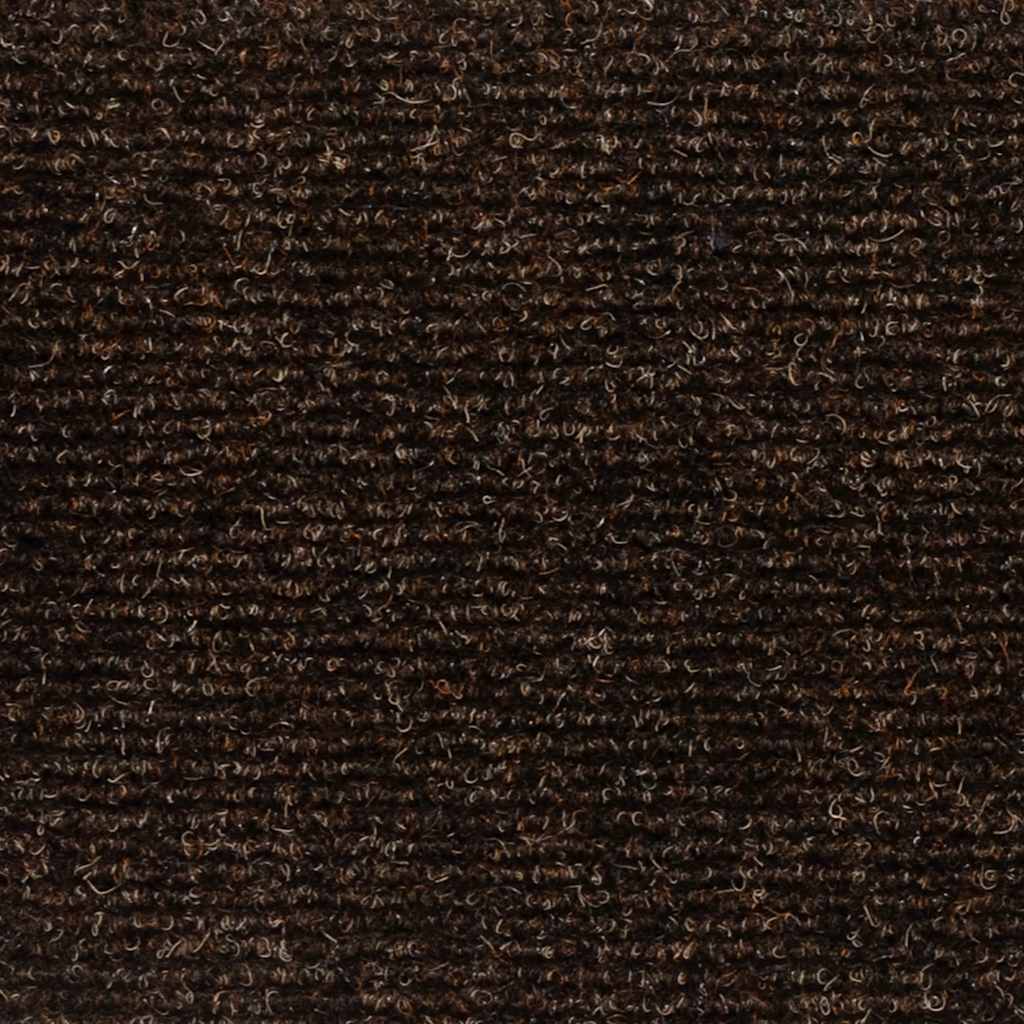 Self Adhesive Stair Treads 30 Pcs 60 X 25 Cm Brown Rectangular
