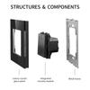 CNBINGO EU Standard Glass Panel Doorbell Switch of Home Automation Switches Wall Switches