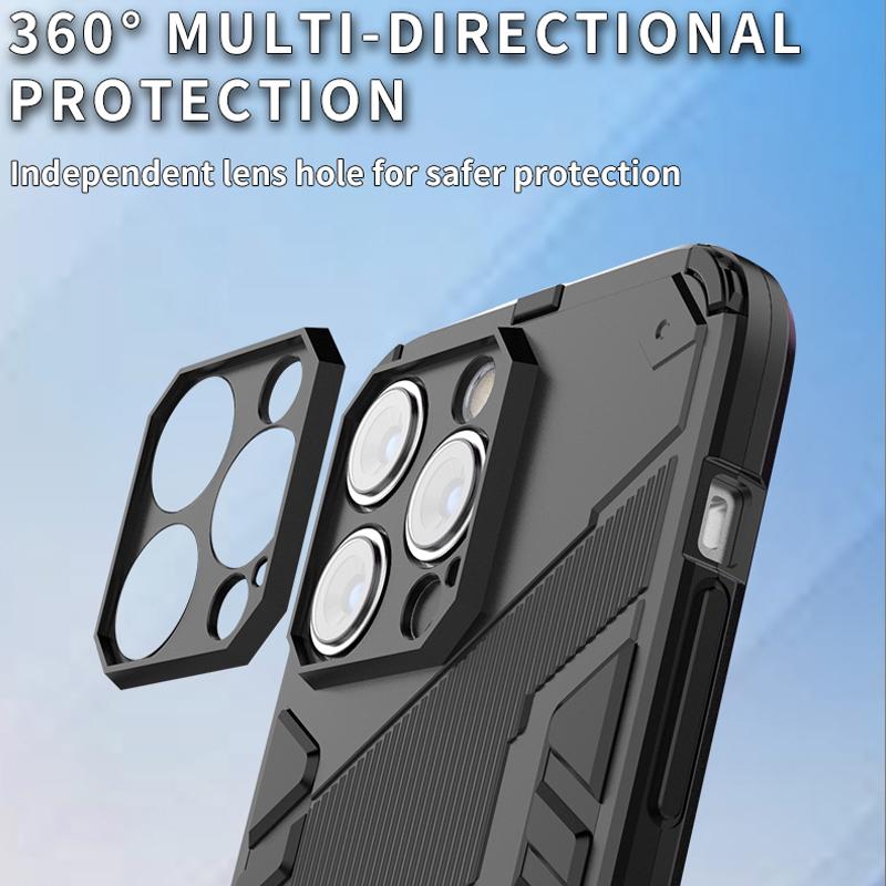 Shockproof Case For iPhone 14 15 Pro Max Cover Apple iPhone 11 12 13 Mini XS XR X 6 7 8 Plus 6S Phone Case Armor Hard Back Coque