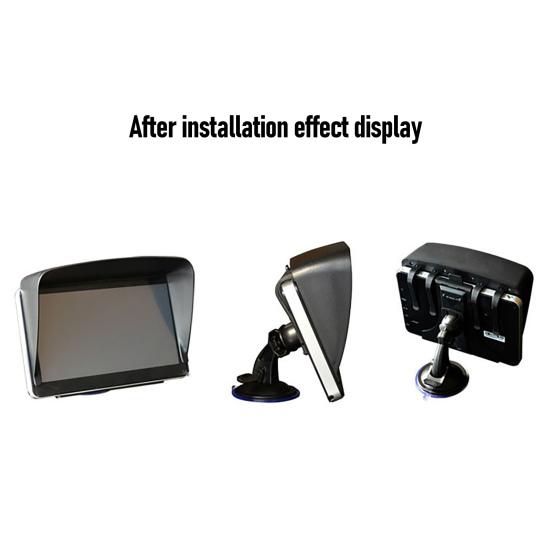 Navigator-Sonnenblende, Sonnenschutz, Sonnenschutz, abriebfeste, schattierungsbeständige Universal-Auto-GPS-Abdeckung