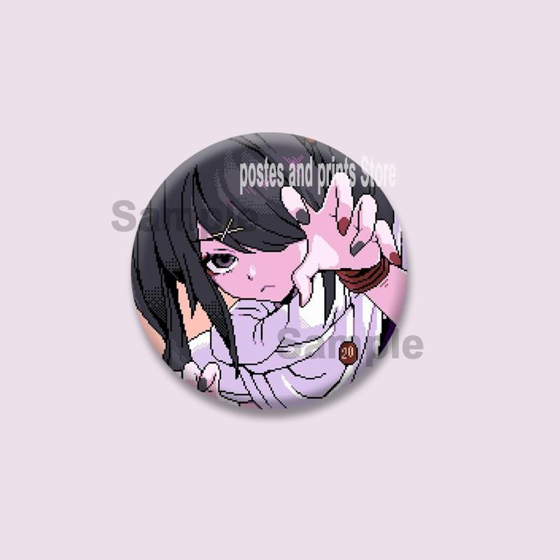 Pop Game Needy Streamer Overload Button Pins Cartoon KAngel Cosplay Badge Ame-chan Round Brooch Bag Hat Decor Jewelry Toys Gifts