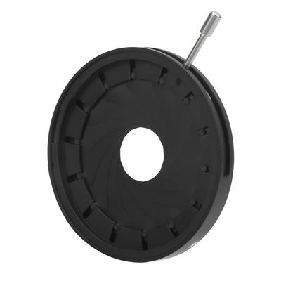 SK34 Verstellbare Irisblende Blendenmodul Kondensor Optische Blende für Optisches Instrument 1,5–34 mm