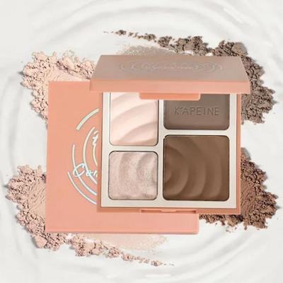 Highlighter 3D Contour Bronzer Palette Natural Color Facial Contouring Waterproof Lasting Nose Shadow Makeup Cosmetics