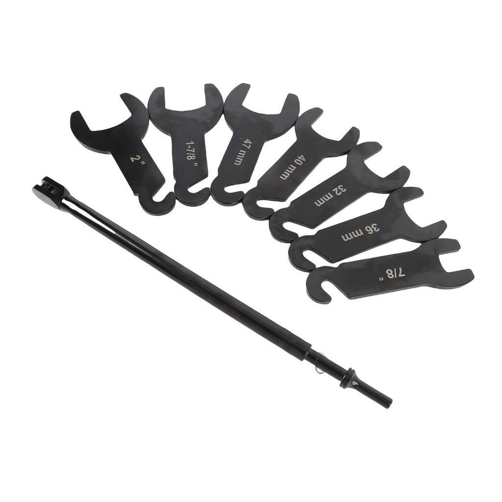 8 STÜCKE Pneumatischer Lüfterkupplungsschlüssel Stahl Lüfterkupplungsschlüssel Ausbau Einbau Werkzeugsatz mit Gebläse