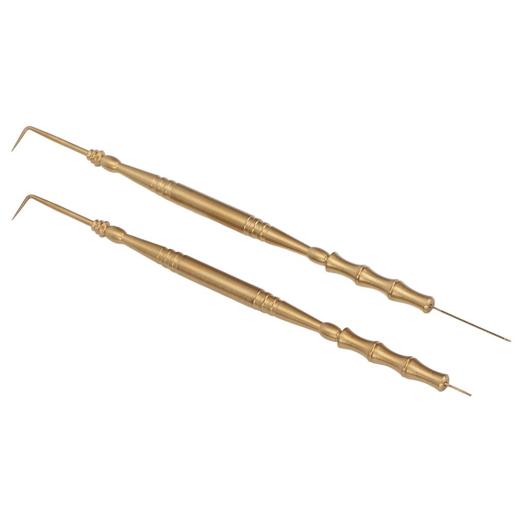 2pcs Eyelash Lift Tool Bamboo Joint Shape Handle Double Head Lash Perm Tool with Comb for Perming Eyelashes