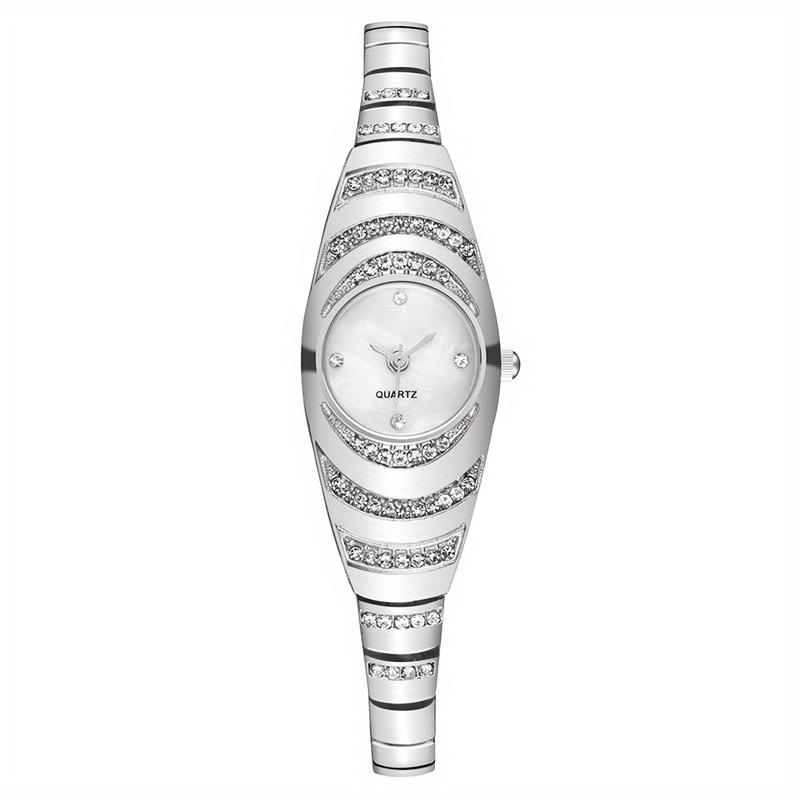 1pc-Elegant and Fashionable Women's Watches with Rhinestones and Quartz for Women