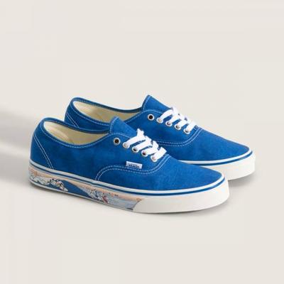 Authentic Sidewall Print Blue Vn000z7410z