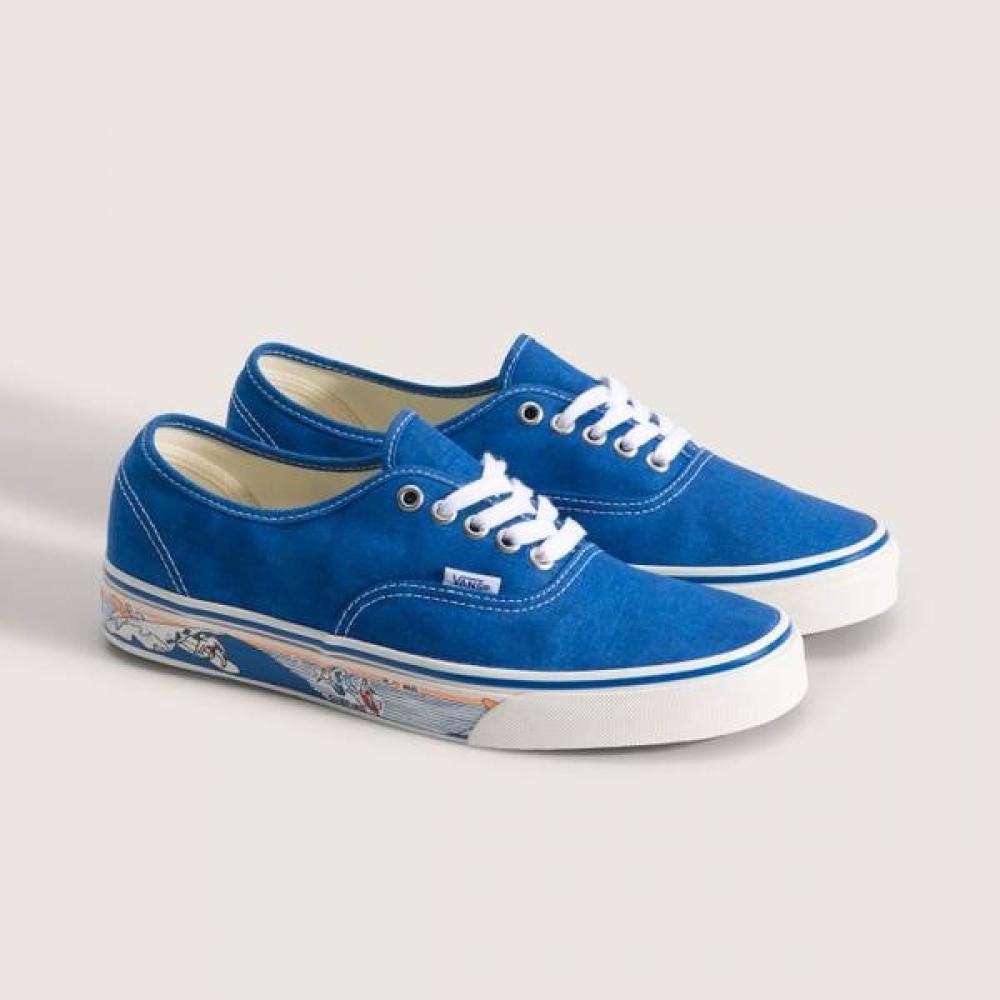Vans Authentic Sidewall Print Blue Vn000z7410z 220