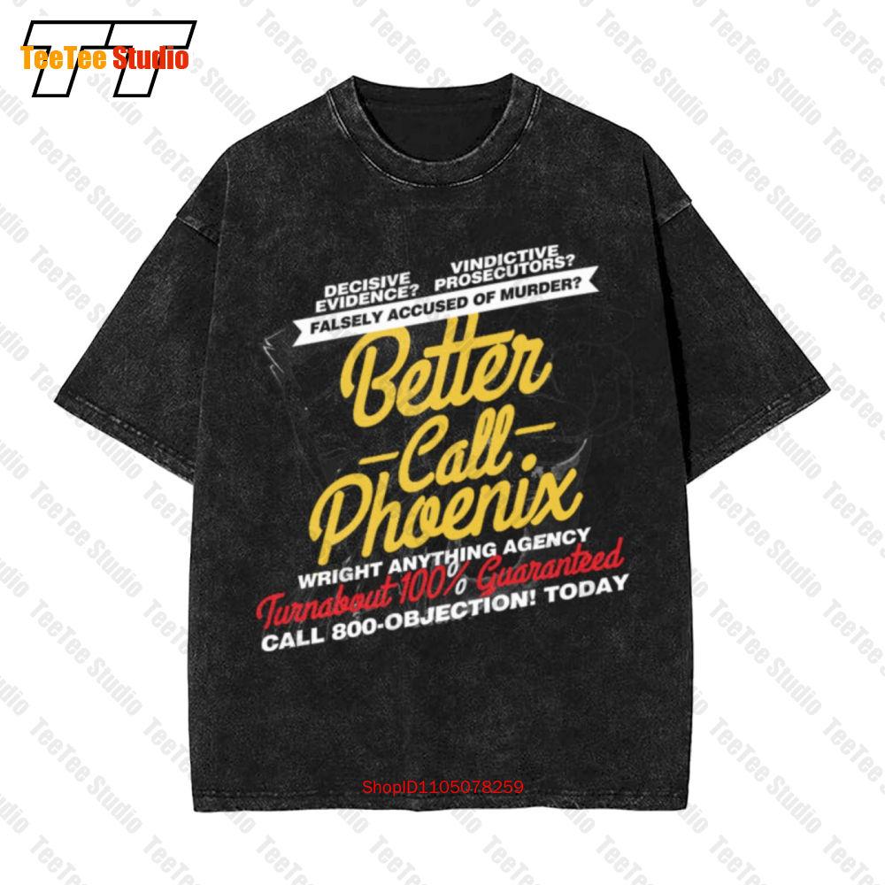 Ace Attorney Better Call Phoenix Vintage Oversized TShirt UOL S