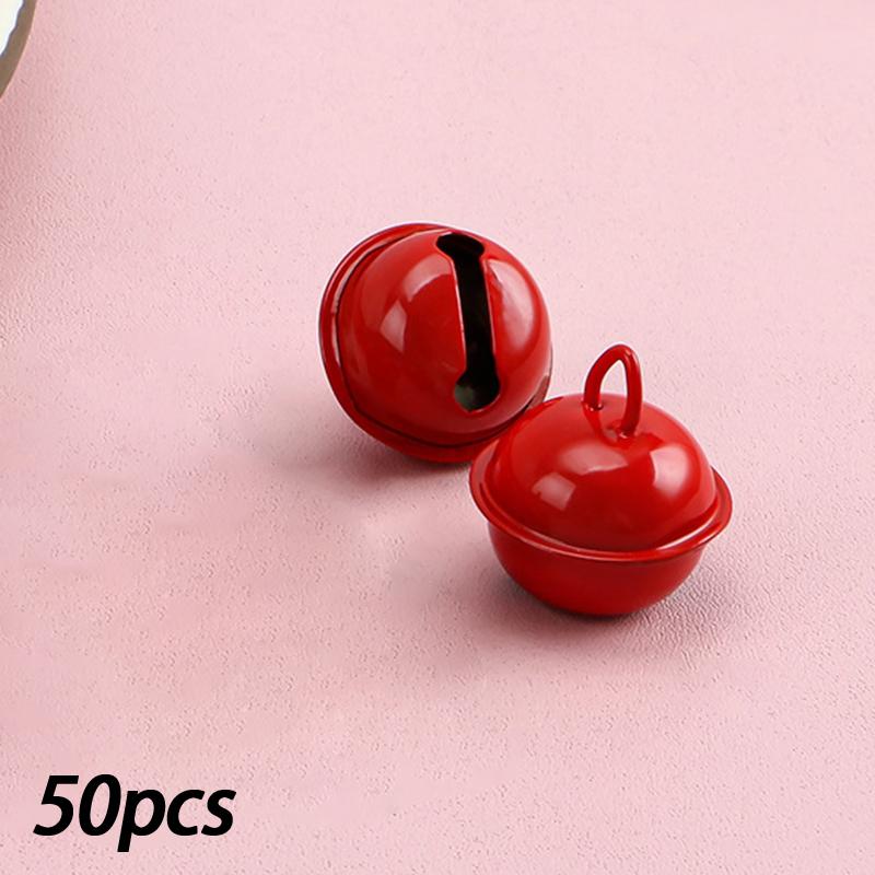 Clochettes Colorées 14/18/22mm Petit Pendentif Accessoires Porte-clés DIY Clochettes Rondes pour Animaux (50 pièces)