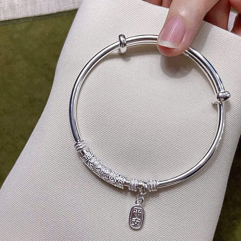 New Chinese style national style, peace and joy bracelet, Xiangyun solid light luxury niche design temperament, simple gift for girlfriend