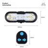 1 Set Wireless Remote Control Cycling Warning Taillight Bike Tail Light With Turn Signal Bicycle Lights For Night Riding
