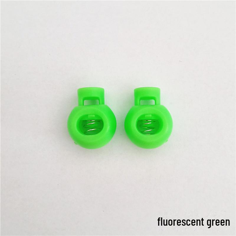 Mixed Color Large Round Bead Single-Hole Spring Buckle (50 pcs/pack)