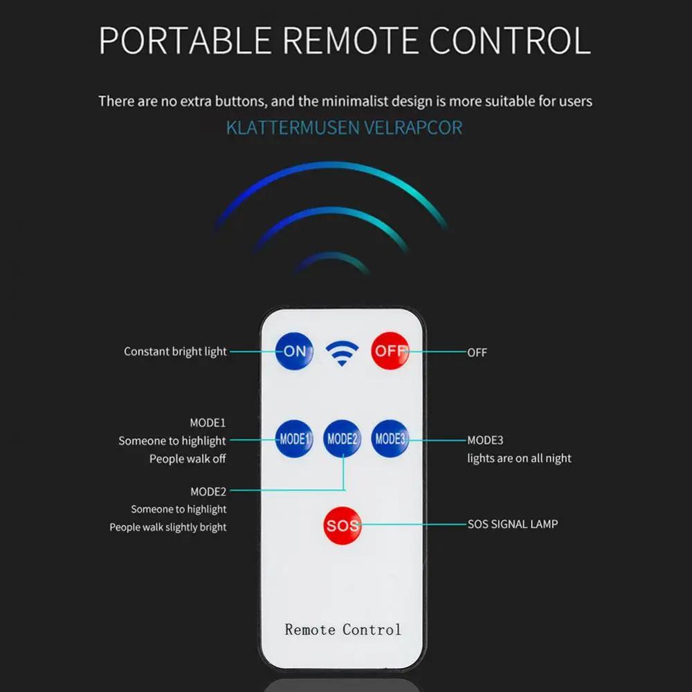 Açık Hava LED Güneş Enerjili Işık Süper Parlak Sokak Lambası Su Geçirmez Projektör Uzaktan Kumandalı Güneş Enerjili Lamba Hareket Sensörlü Bahçe Lambası
