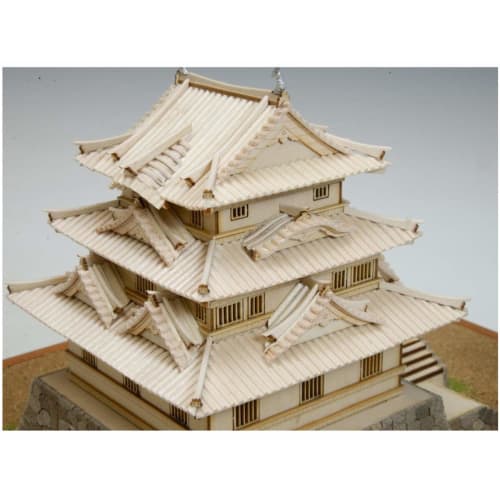 Woody Joe 1/150 Uwajima Castle Wooden Model Assembly Kit