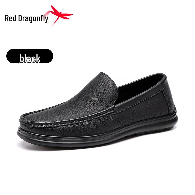 Red Dragonfly Men s Slip-on Casual Soft Leather Loafers 43