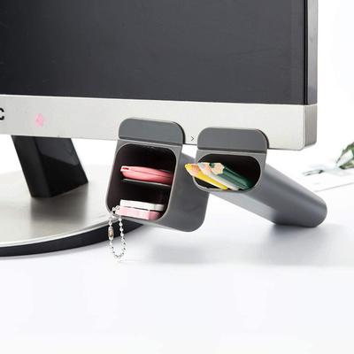 Yaratıcı Yapıştırılabilir Pc Ekran Kalem Tutucu Masaüstü Saklama Kutuları Masa Kalemi Kalem Düzenleyici Ofis Depolama Okul Kırtasiye Tutucuları