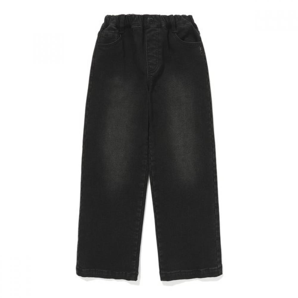 Bluetail Semi Wide Charcoal Gray Denim Pants Azh3pt02cg