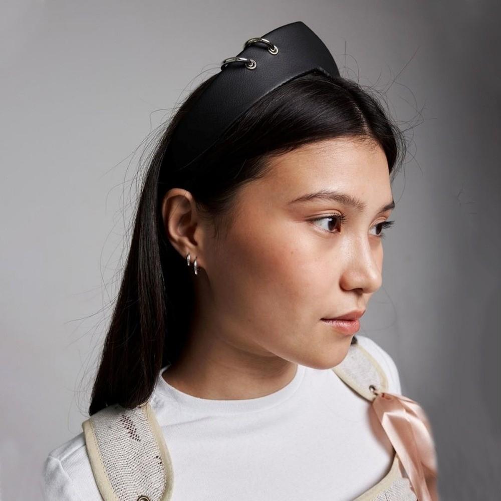 Anti Slip Women Hairband Velvet Triangle Headband Vintage Hair Clip Headband Hair Accessories