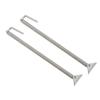 2 Pcs Boat Hatch Support Spring Stainless Steel Adjuster Porthole Door Lid Spring for Yachts Campers 225x15mm