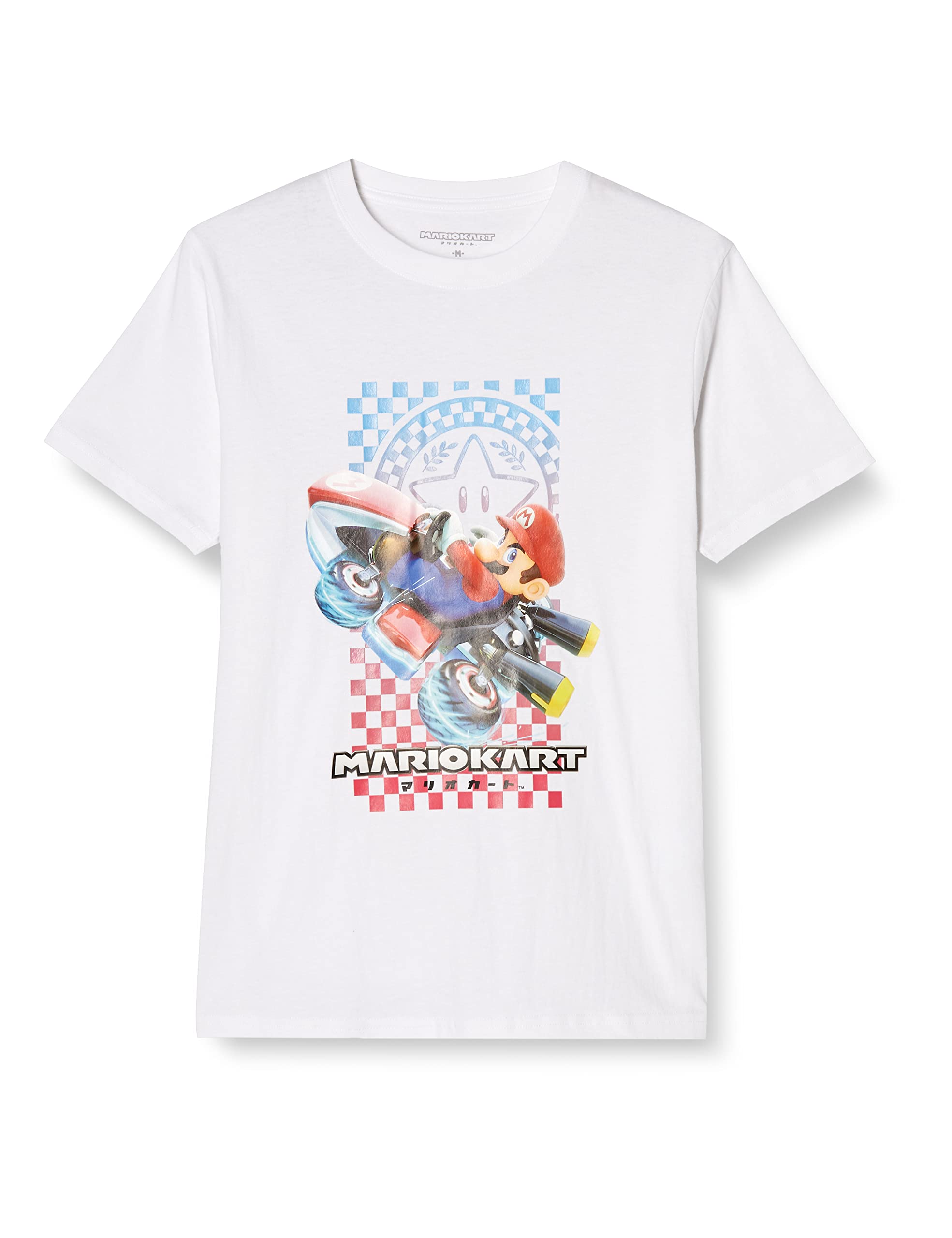 

Short Sleeve Cotton Mario Lace Goods 22843050 White 2 L [Mario Kart] T-shirt