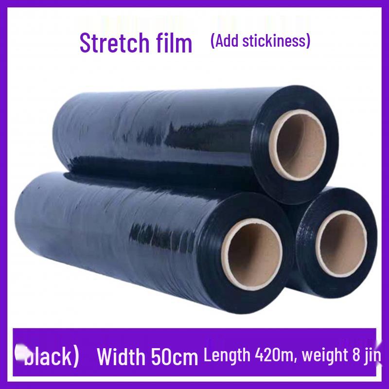 50 cm breite Kunststoff-Schutzfolie auf Rolle - PE Industrielle Frischhalte-Verpackungsfolie