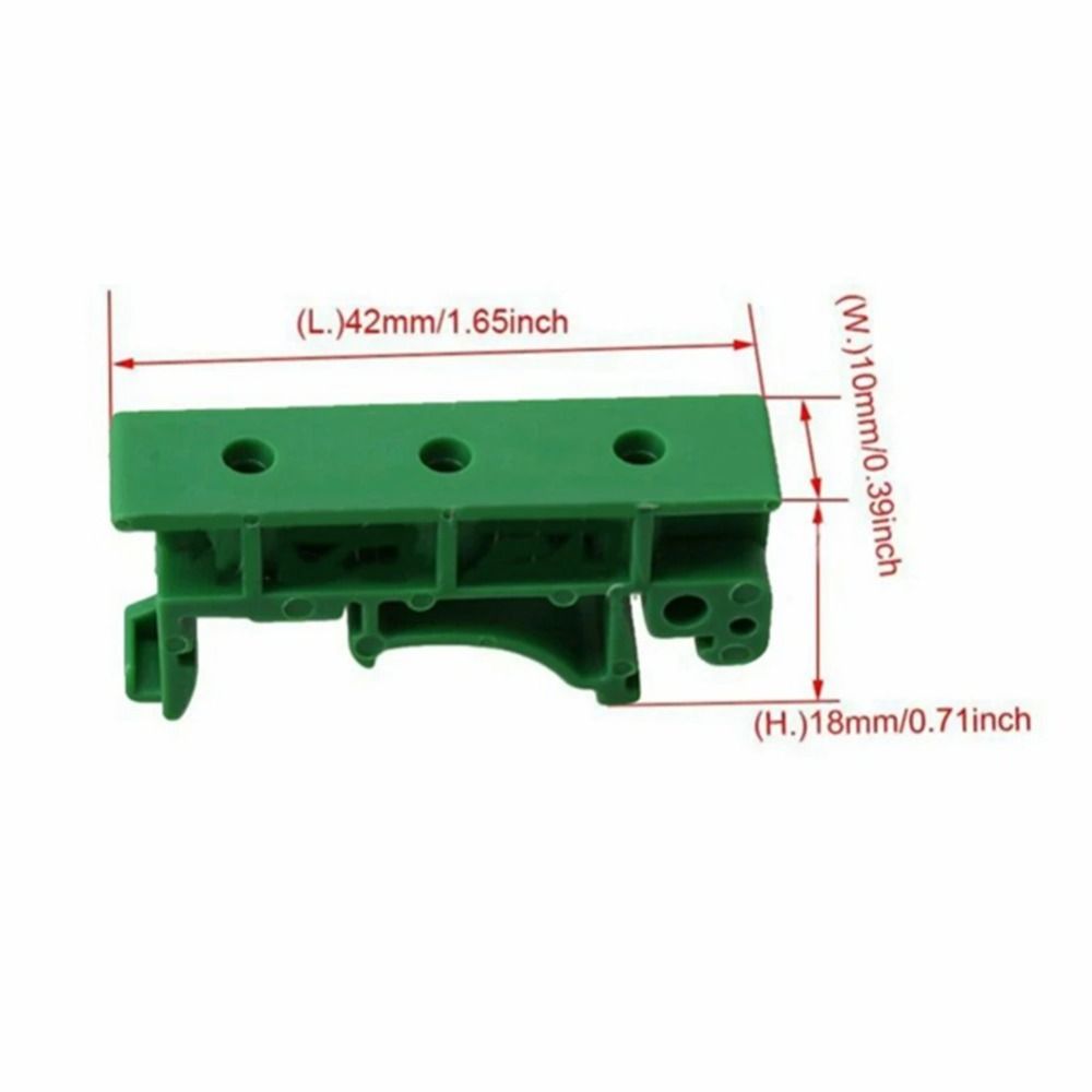 1pair Spare Parts PCB Connectors DIN 35 Rail Mount Mounting Support Adapter PCB Support Systems