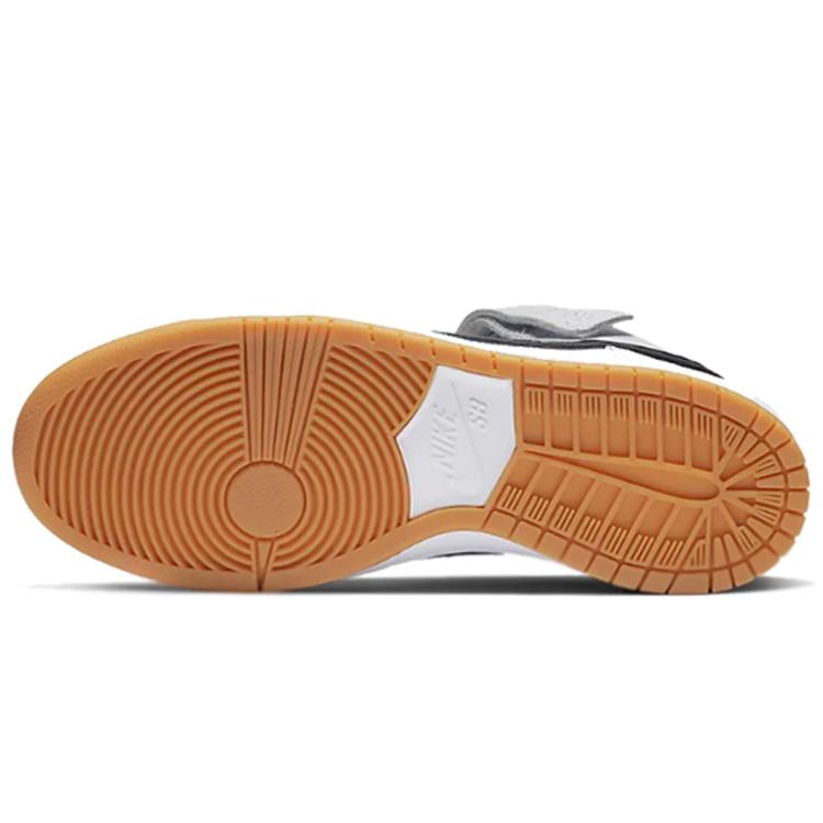 New Nike Sb Dunk Mid Orange Label White CD6754-100