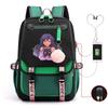 My World Harajuku Leisure Backpack Junior High School Student Elementary School Student Multifunctional USB School Bag Female