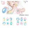 Soft Silicone Teether Handbell For Newborns Bpa-free, Boilable Soothing Toy