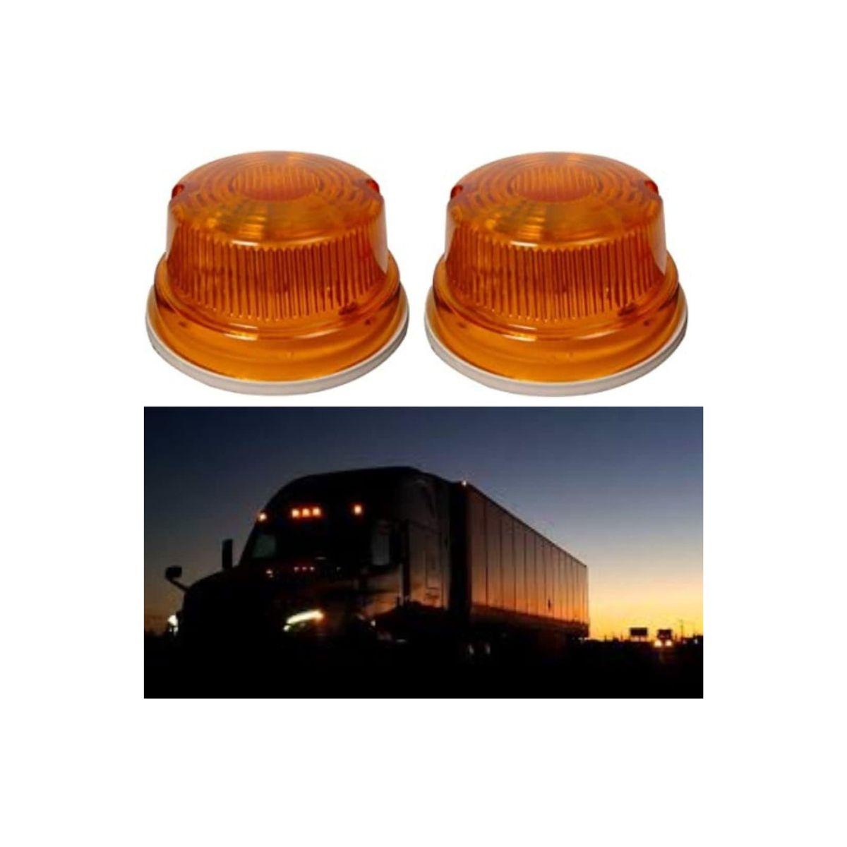 

12V Volts Round Flashers Lights Universal Vehicle For Truck Tractor Bus,Iseki,Yanmar Lights Emergency Vehicle Flashers Amber| 2 Pieces янтарь
