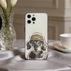 F-Funny Fashion D-Dog Art Phone Case For iPhone 17pro,16,15,14,13,12,11 Plus,Pro Max,XS,Soft Silicone Black Cover